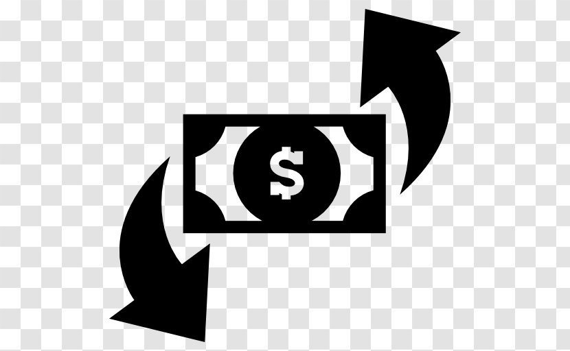 Money Loan Symbol - Black - Holding Transparent PNG