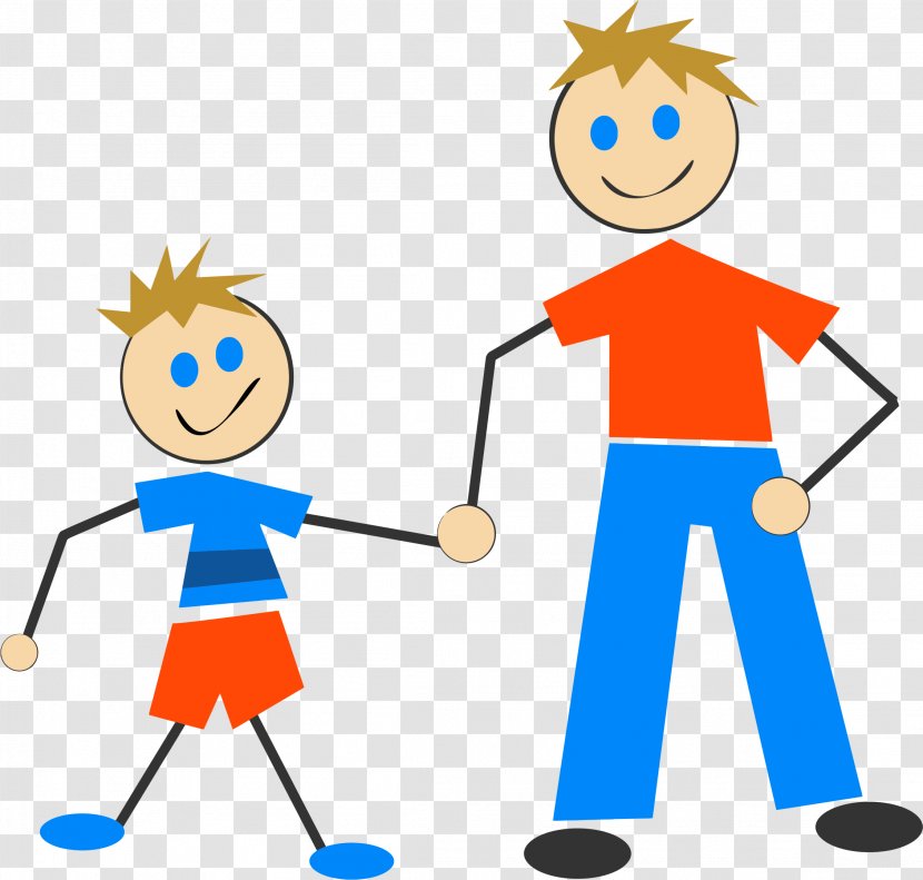 Father Son Clip Art - Male - Fathers Day Transparent PNG