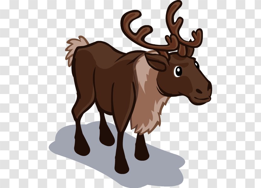 FarmVille Reindeer Santa Claus Moose - Cow Goat Family Transparent PNG