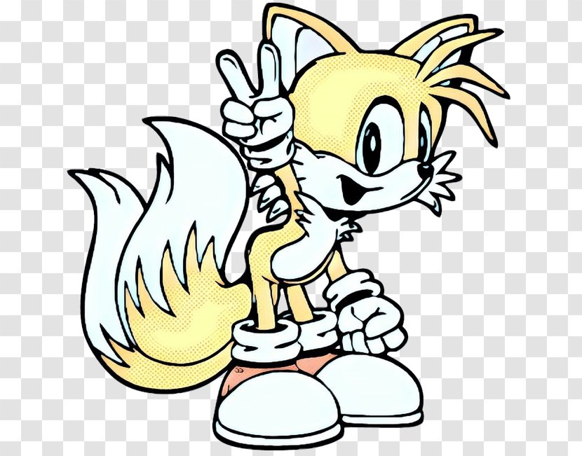Sonic The Hedgehog Tails Coloring Book Video Games Image - Tail Transparent PNG