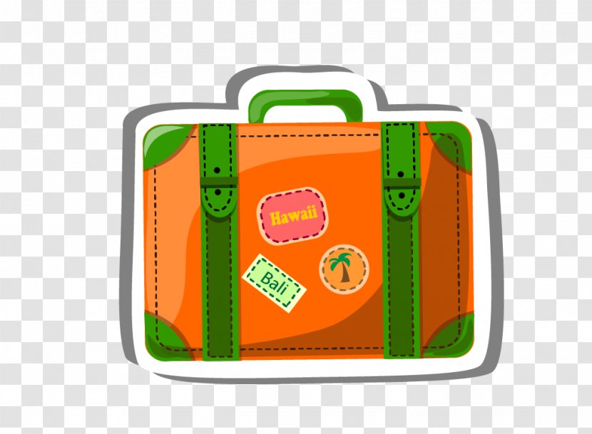 Suitcase Euclidean Vector Travel - Cartoon Transparent PNG