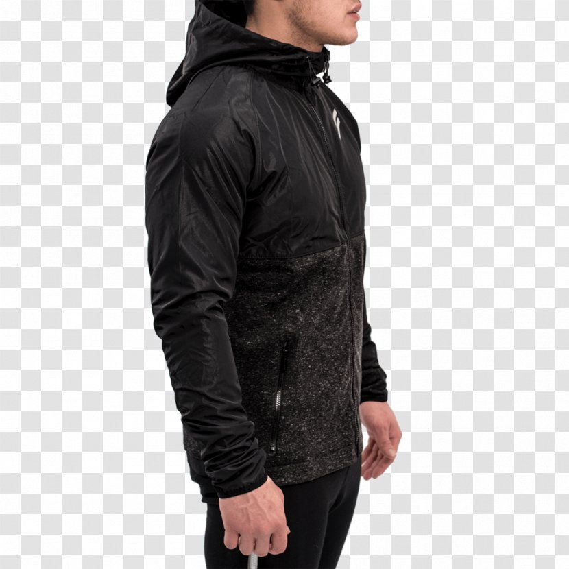 Leather Jacket Hoodie Neck Sleeve - Span And Div Transparent PNG