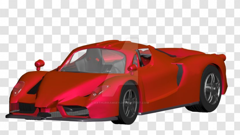 Sports Car Enzo Ferrari Luxury Vehicle Supercar - Red Transparent PNG