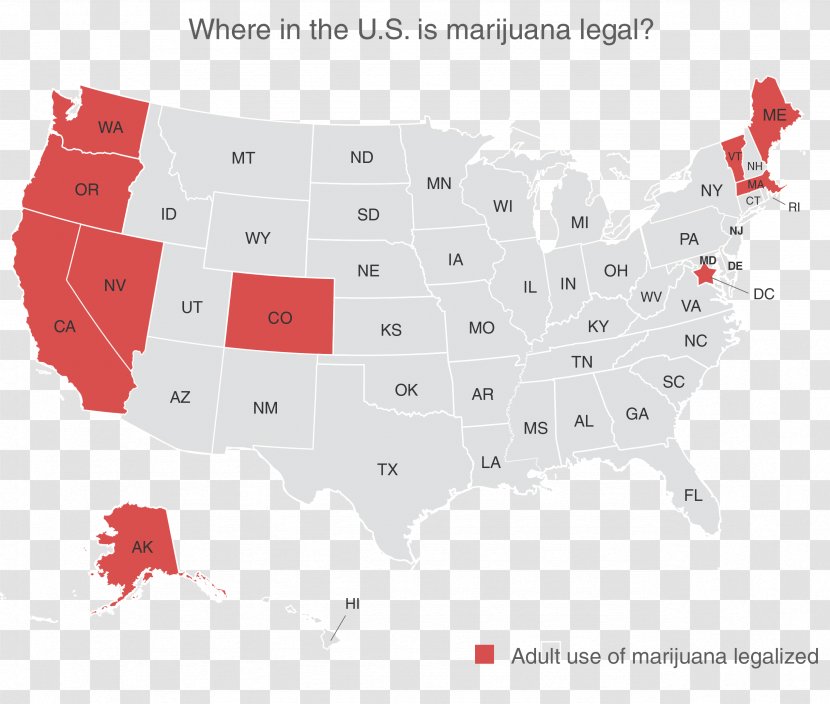 United States Legality Of Cannabis Legalization Decriminalization - Cannabidiol Transparent PNG