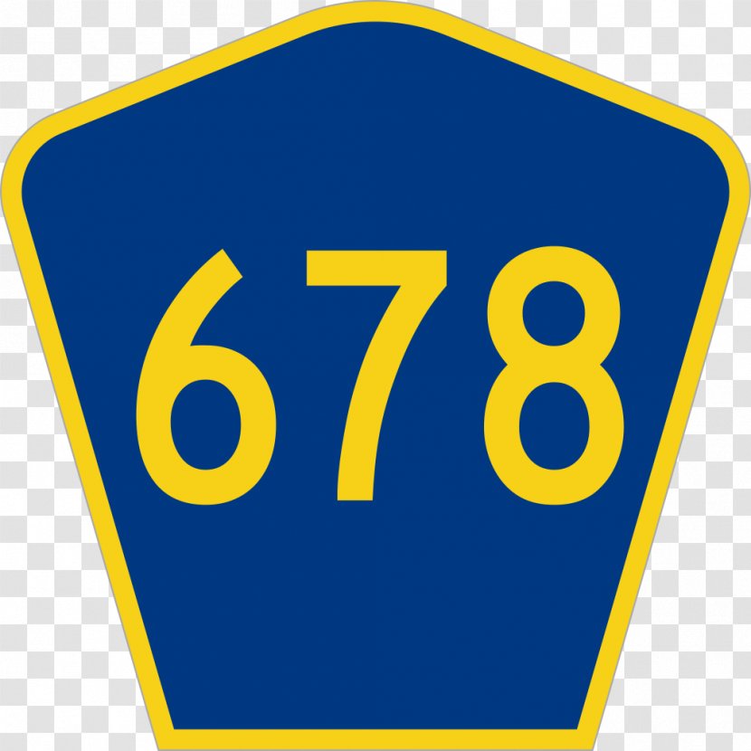 U.S. Route 66 Interstate 678 Highway Shield US County - Symbol - Road Transparent PNG
