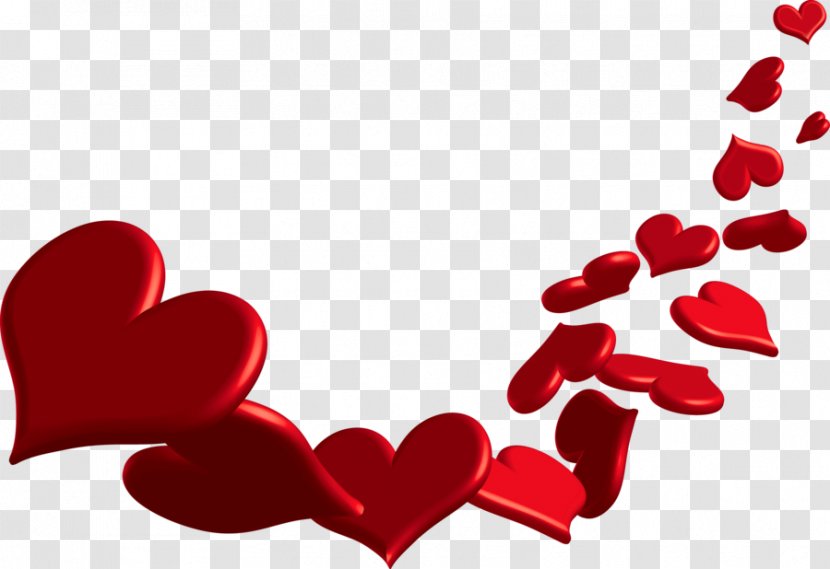 Heart Clip Art - Petal - Vector Material Valentine's Day Transparent PNG