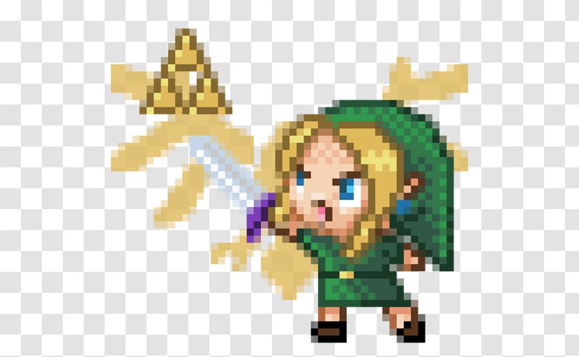 Pixel Art Image Vector Graphics Illustration - Google Images - Legend Of Zelda Link Bit Transparent PNG