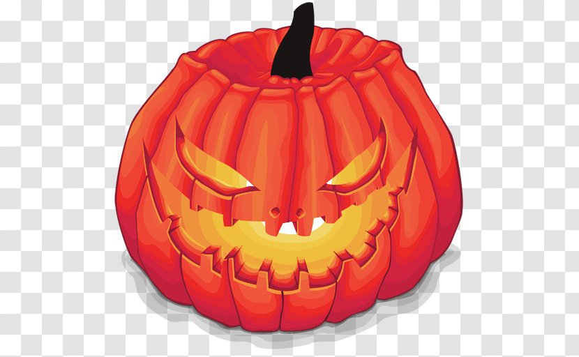 Halloween Big Pumpkin Jack-o-lantern - Card - Grimace Carving Transparent PNG