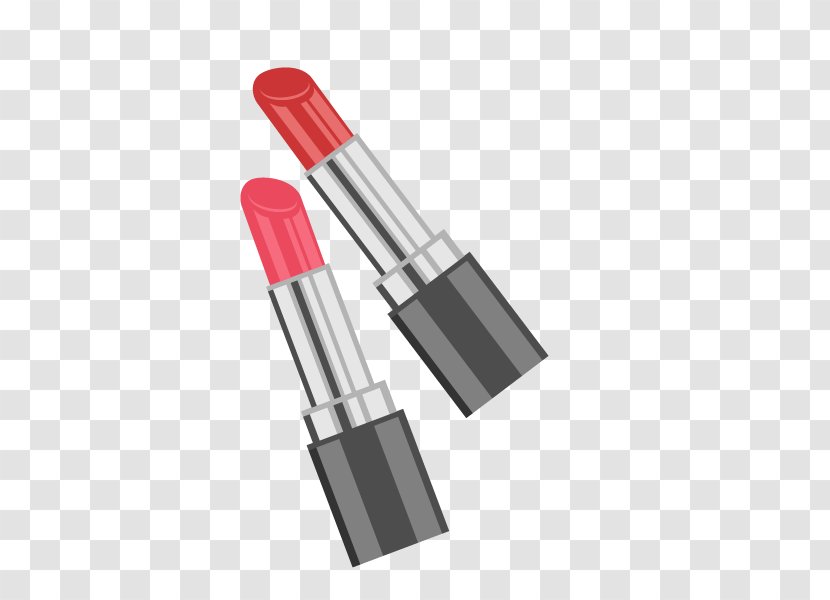 Lipstick Make-up Cosmetics Makeup Brush - Vector Transparent PNG
