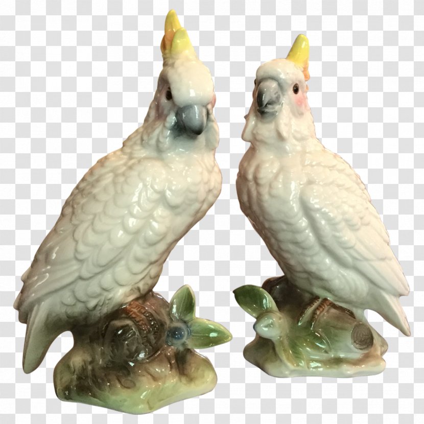 Figurine Bird Cockatoo Porcelain Antique - Parakeet Transparent PNG