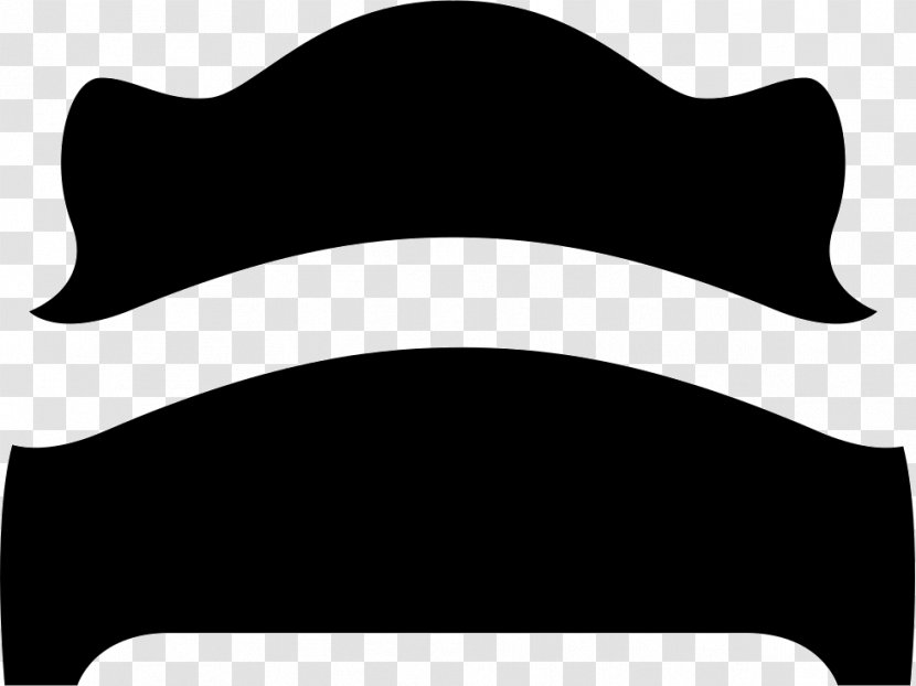Black Hat Silhouette White Clip Art - Monochrome Transparent PNG