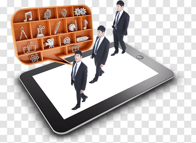 IPad Graphic Design Computer - Technology - Tablet With Business Man Transparent PNG