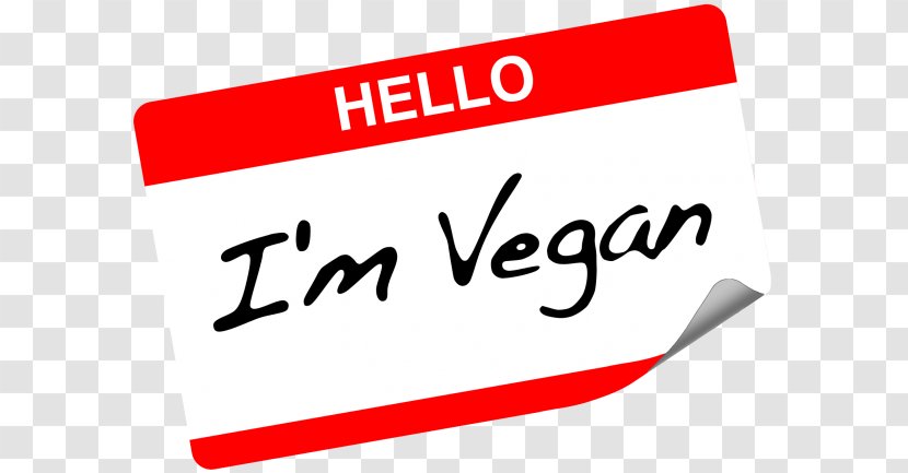 Veganism Animal Product Logo Clip Art Brand - Photobucket - Hello My Name Is Transparent PNG