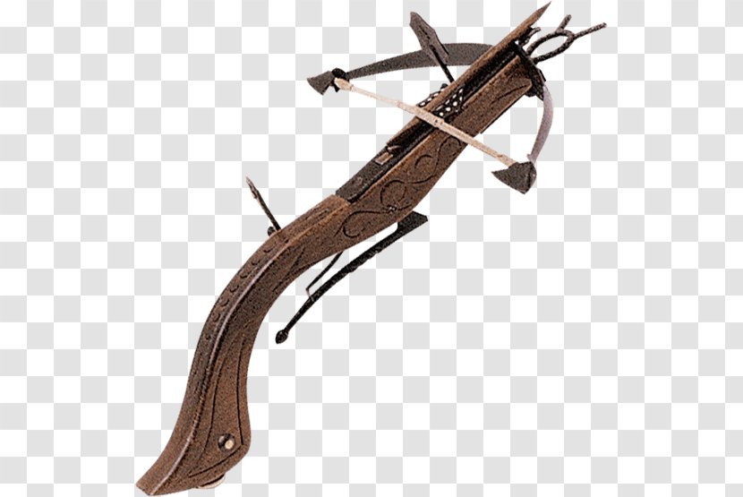 Crossbow Weapon Arbalist Pistol Middle Ages - Ranged Transparent PNG