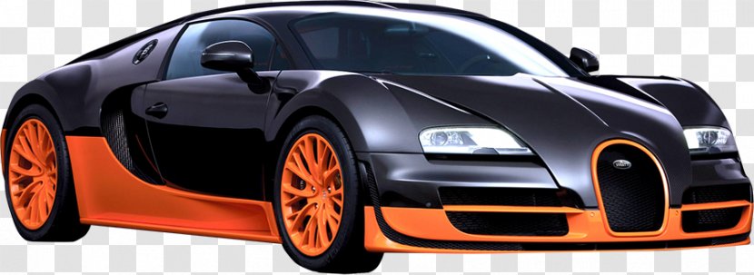 2010 Bugatti Veyron Sports Car Automobiles - Ferrari 612 Scaglietti Transparent PNG