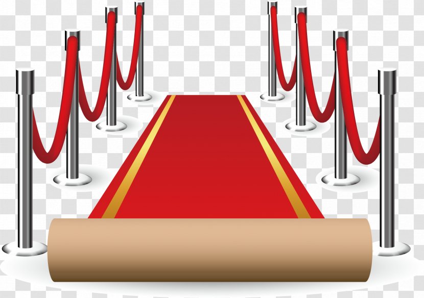 Red Carpet Icon - Stage Decoration Design Transparent PNG