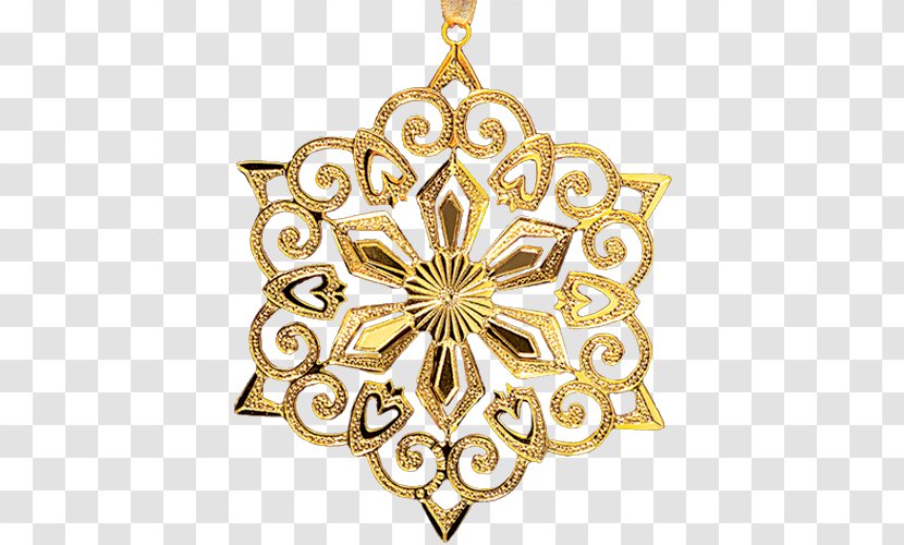 Christmas Ornament Locket Gold 01504 Body Jewellery - Pendant Transparent PNG