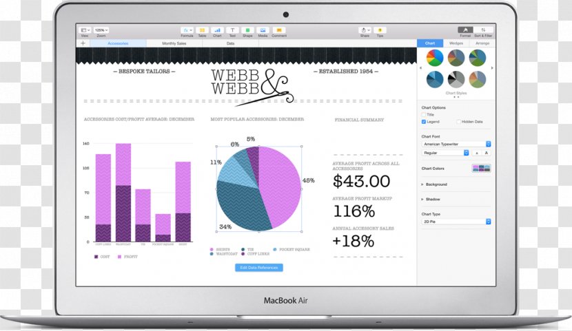 Numbers MacBook Pro MacOS Apple - Frame Transparent PNG