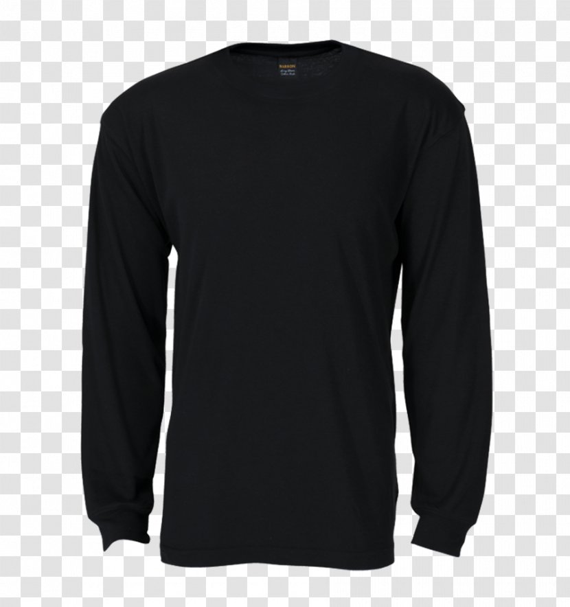 Long-sleeved T-shirt Top Clothing - Black Transparent PNG
