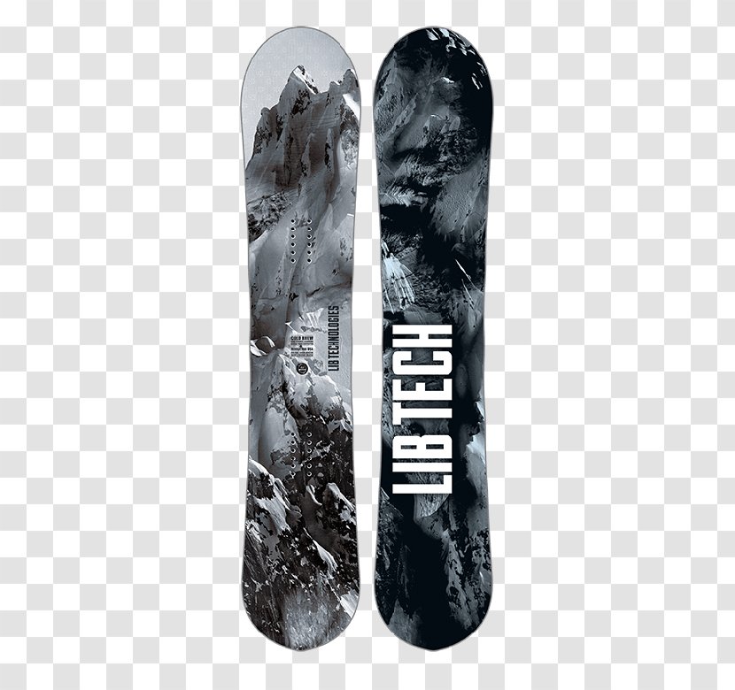 Cold Brew Lib Technologies Snowboard Backcountry Skiing Tech Skate Banana (2017) - Travis Rice Transparent PNG