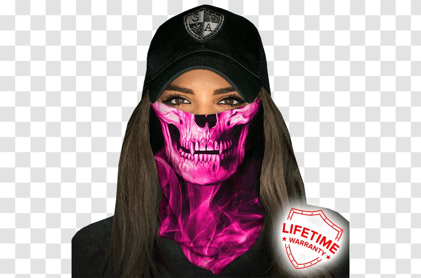 Face Shield Skull Balaclava Bandana - Mask Transparent PNG