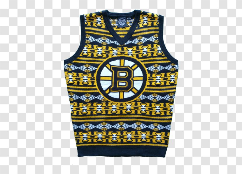 Boston Bruins National Hockey League T-shirt Hoodie Sweater - Vest Transparent PNG