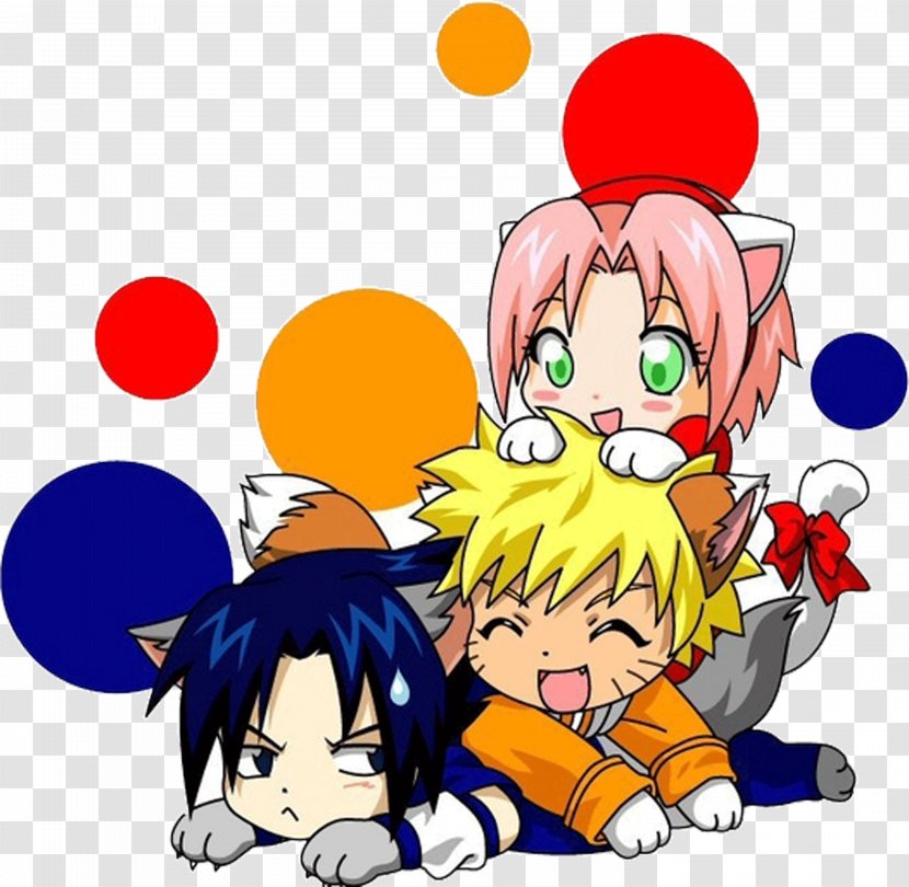 Sakura Haruno Sasuke Uchiha Kakashi Hatake Orochimaru Naruto Uzumaki - Cartoon - Squad Transparent PNG