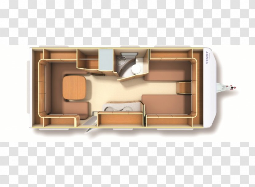 Caravaning Fendt Campervans Floor Plan - Sport - Beige Transparent PNG