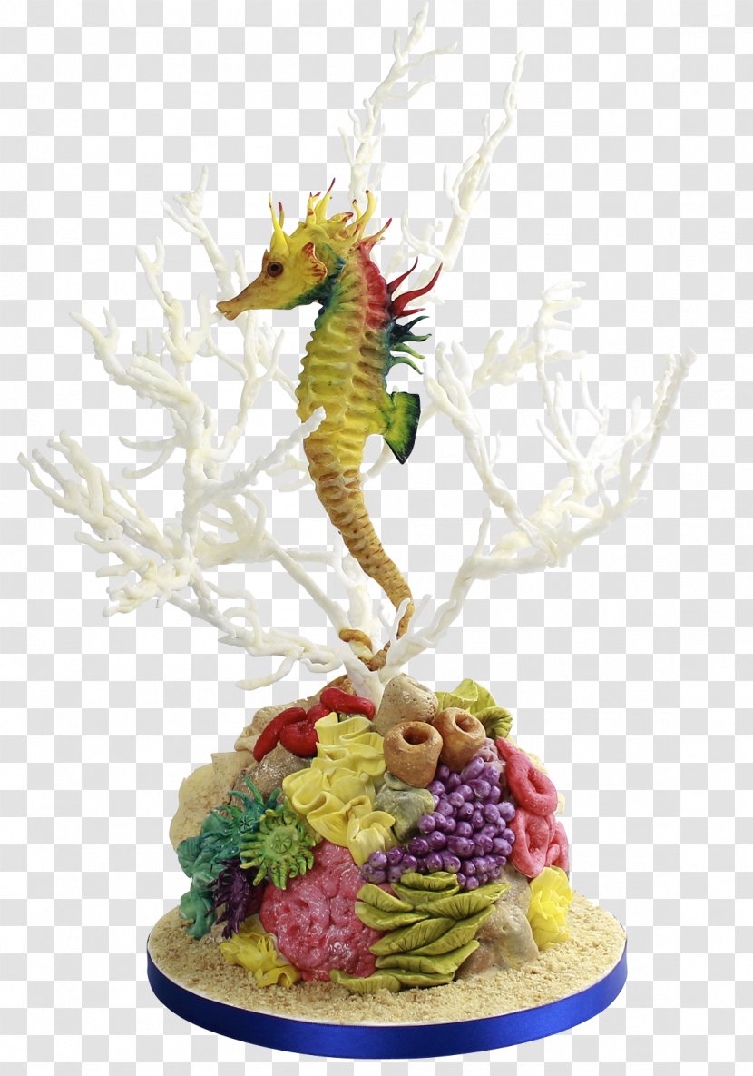 Seahorse Tart Torta Birthday Cake Chocolate Transparent PNG