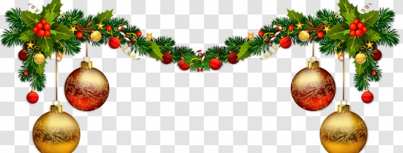 Garland Guirlande De Noël Demain C'est Christmas Clip Art - Fir Transparent PNG