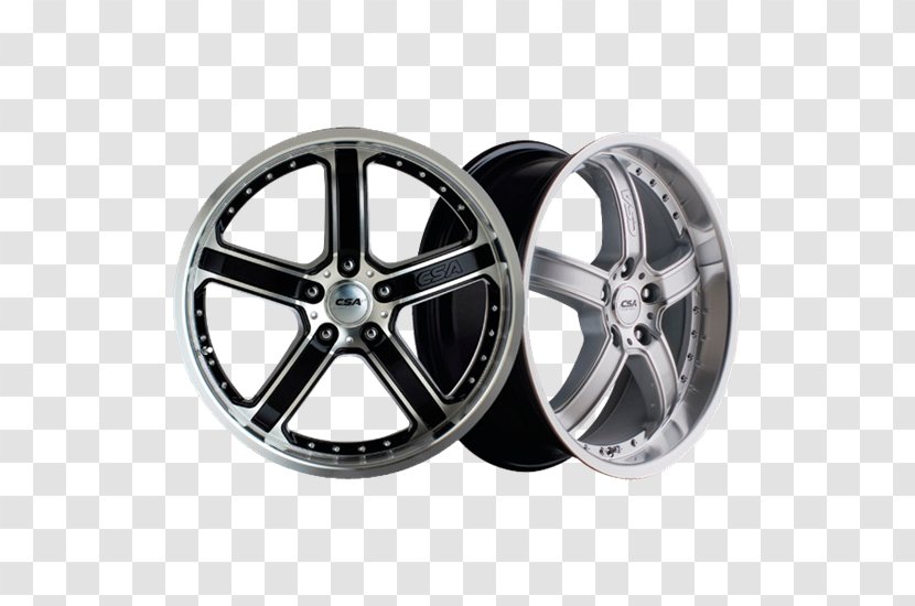 Alloy Wheel Car Tire Spoke Rim - Automotive Design Transparent PNG