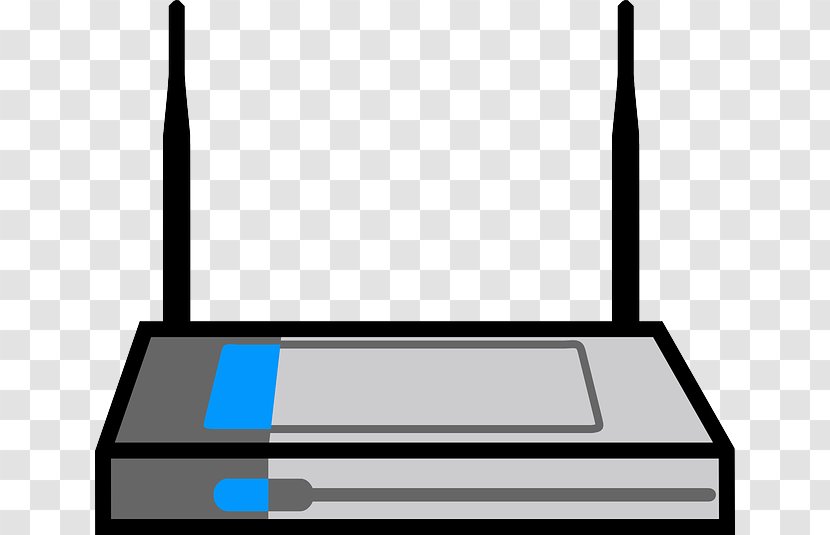 Clip Art Wireless Router Wi-Fi - Cartoon Transparent PNG