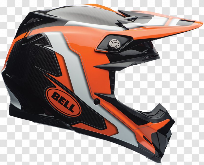 Motorcycle Helmet Bell Sports Motocross - Bto Transparent PNG