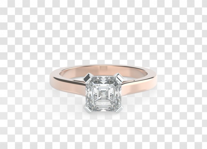 Engagement Ring Jewellery Diamond Princess Cut - Metal - Wedding Transparent PNG