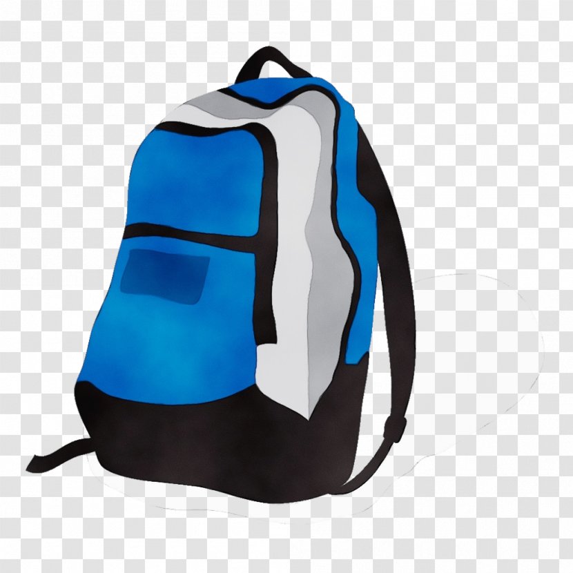 Background Flyer - Backpack - Electric Blue Luggage And Bags Transparent PNG