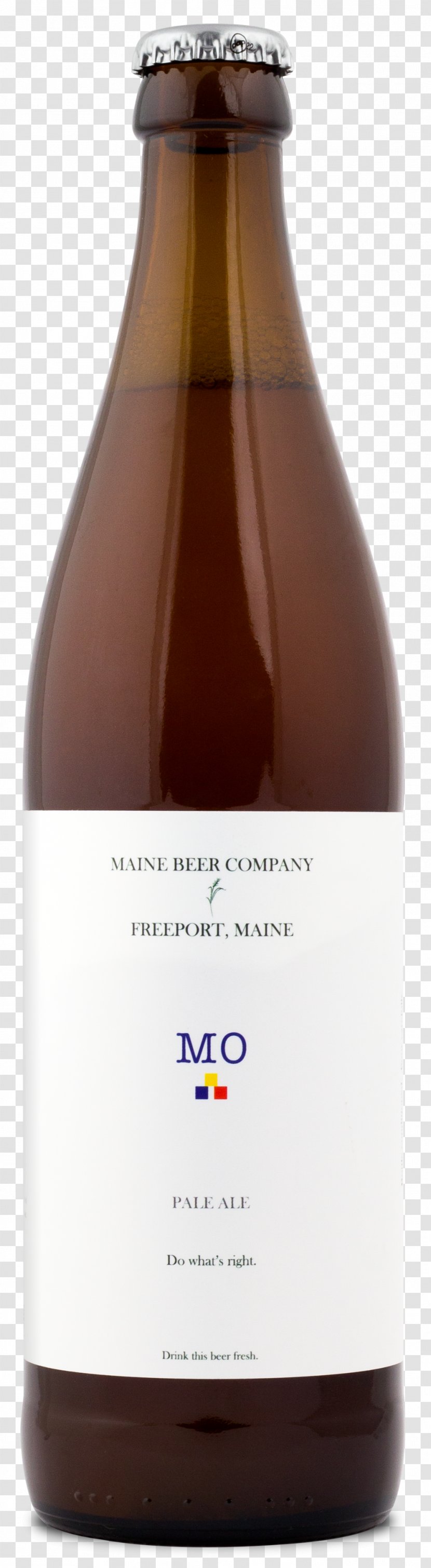 Maine Beer Company Pale Ale Bottle - India Transparent PNG