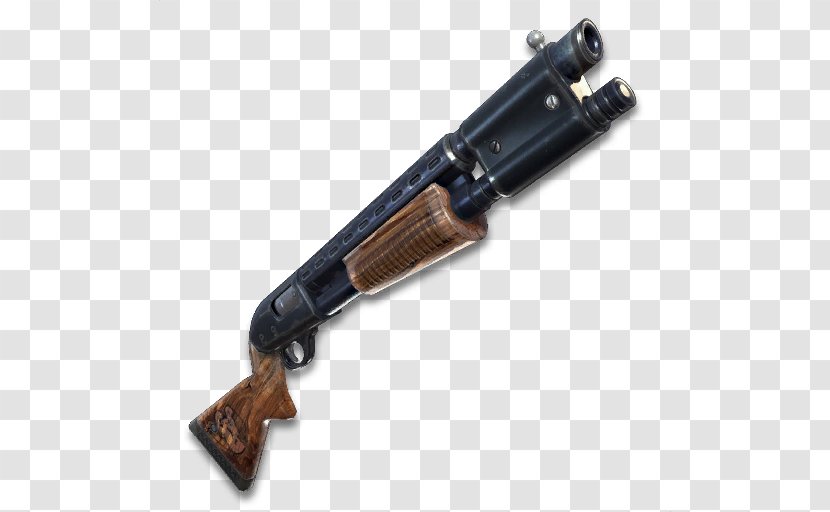 Fortnite Battle Royale Shotgun Pump Action Firearm - Tree - Weapon Transparent PNG