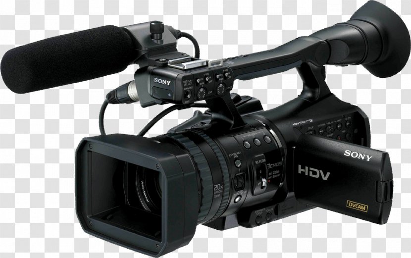 HDV Video Cameras 24p - Microphone - Camera Transparent PNG