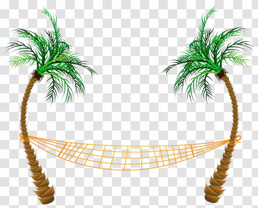 Beach Clip Art - Plant - Transparent Palm Hammock Clipart Transparent PNG