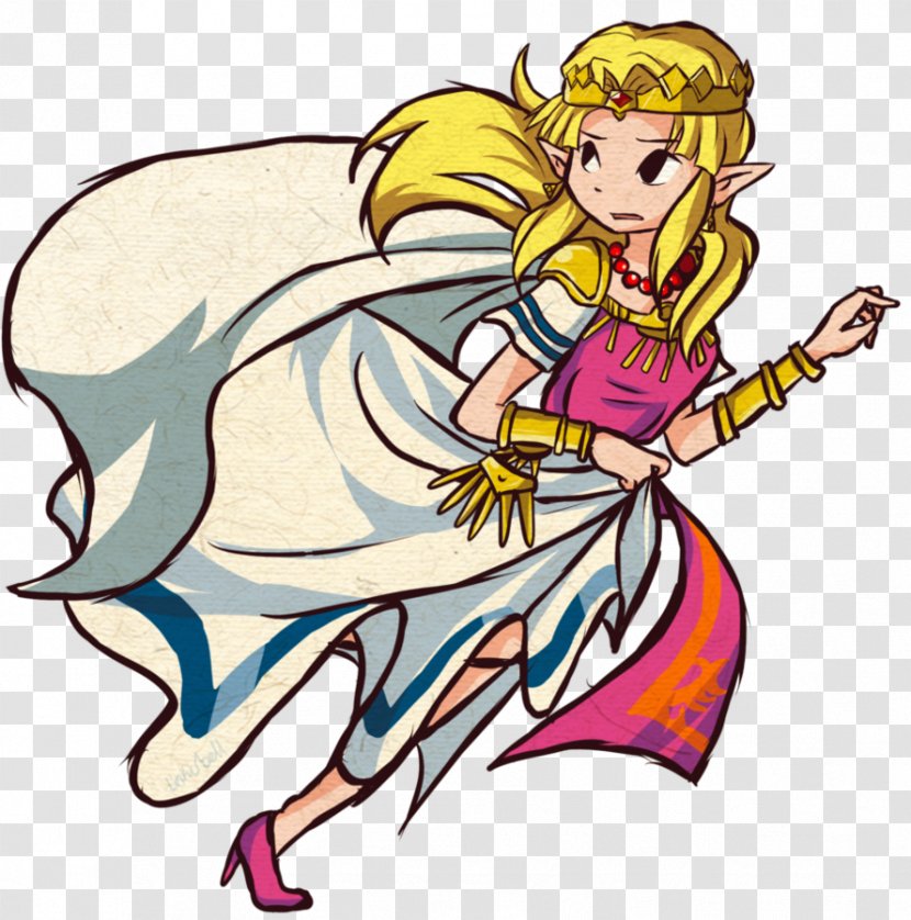 The Legend Of Zelda: A Link To Past Skyward Sword Between Worlds Princess Zelda - Artwork - Linkers Background Transparent PNG