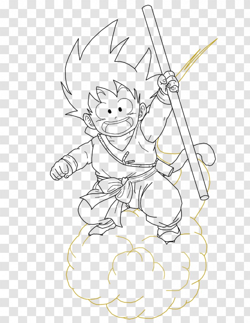 Line Art /m/02csf Drawing Illustration Product - Frame - Gohan Transparent PNG