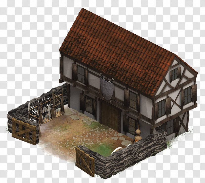 Barracks Building Middle Ages Clip Art - Medieval Transparent PNG