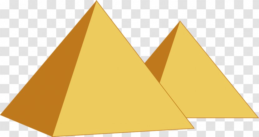 Egyptian Pyramids Giza Double Pyramid - Creative Transparent PNG