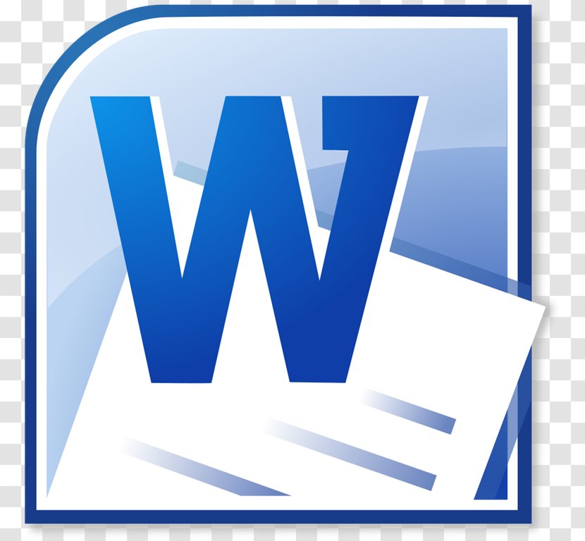 Microsoft Word Formatted Text Document Icon - Blue - Computer Class Pictures Transparent PNG