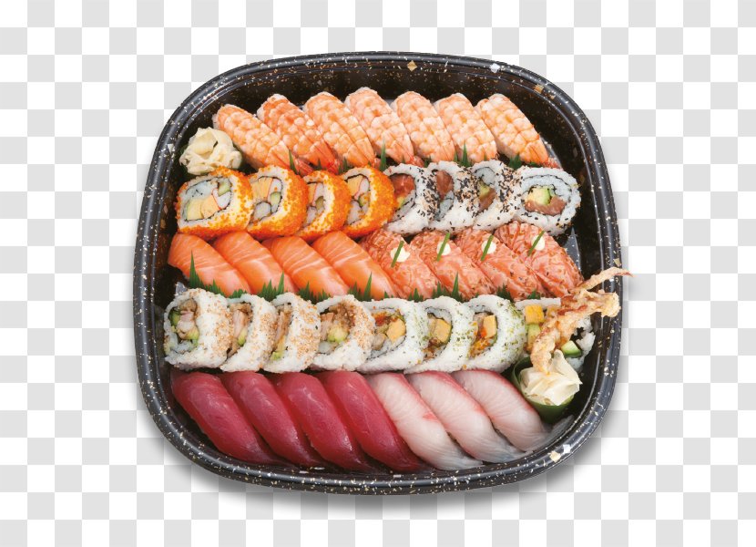 Sushi Japanese Cuisine Sashimi California Roll Gimbap - Recipe - Va Transparent PNG