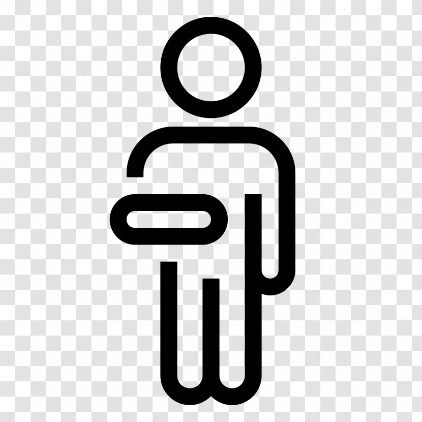 Male Symbol Clip Art - Brand - Broken Arm Transparent PNG