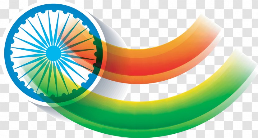 Flag Of India Clip Art Indian Independence Movement Illustration - Orange Transparent PNG