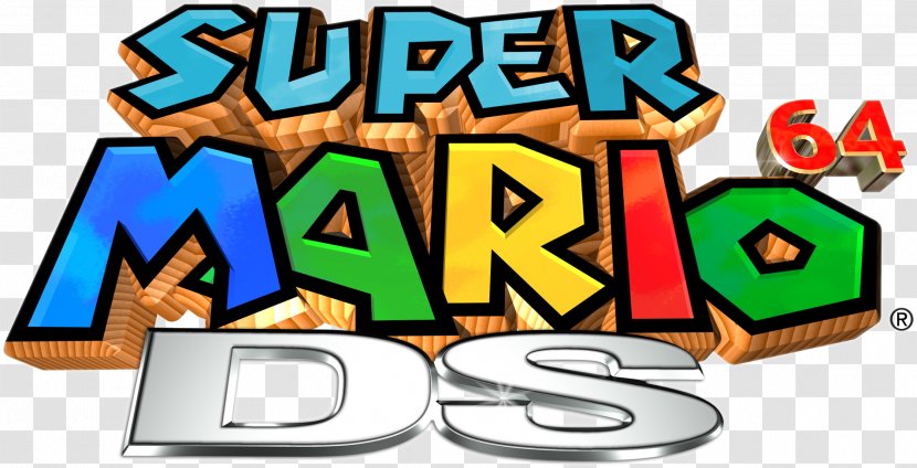 Super Mario 64 DS Luigi Bros. - Bros - Game Logo Transparent PNG