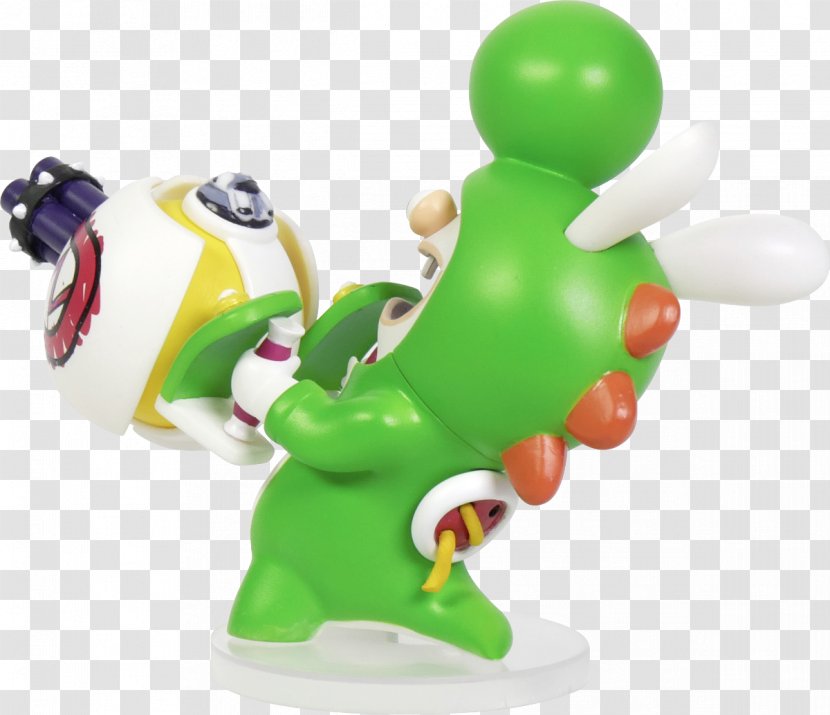 Mario + Rabbids Kingdom Battle & Yoshi Nintendo Switch Figurine Transparent PNG