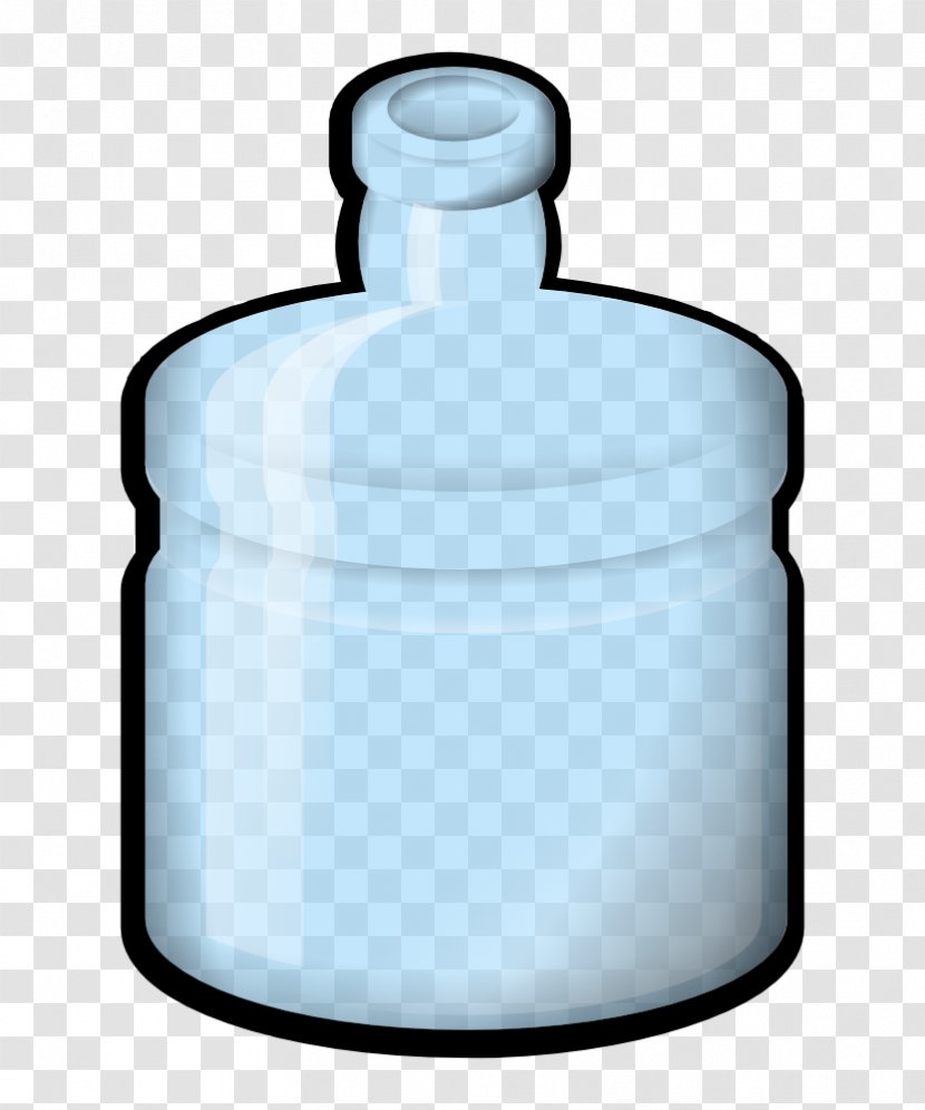 Clip Art Water Bottles Vector Graphics Openclipart Glass Bottle